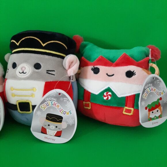 Squishmallows Christmas Holiday Mini Collection-Mr and Mrs Claus, Murray, Emmy - Picture 2 of 9